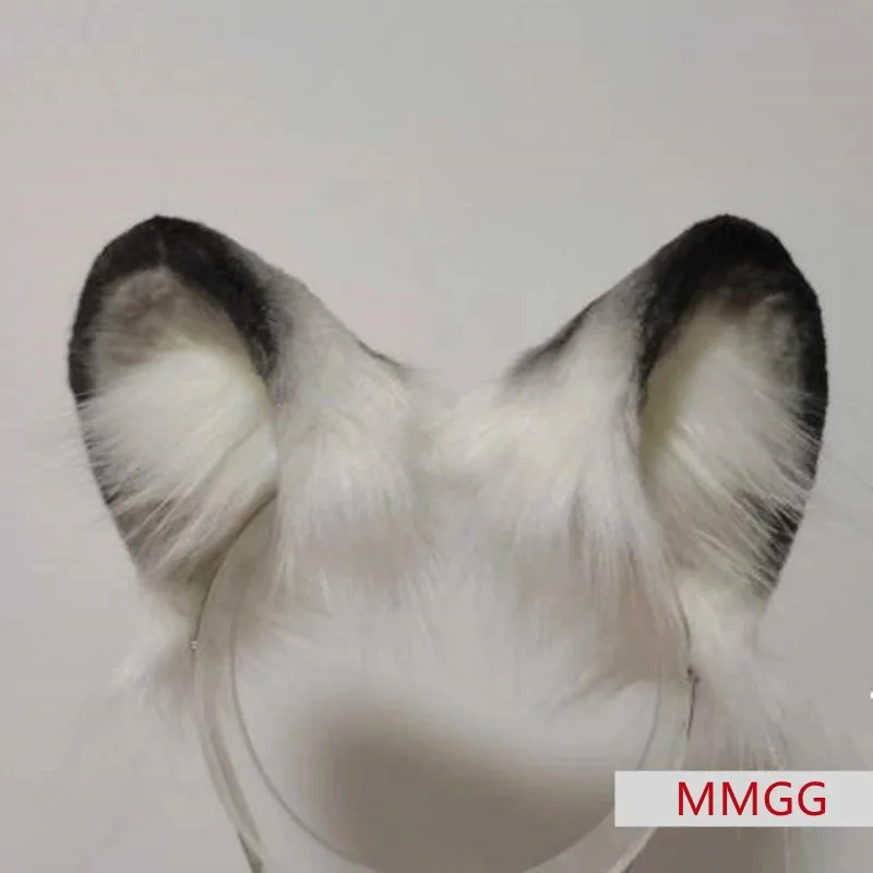 

MMGG Новый Arknights аксессуары для костюмов для косплея серые уши Pramanix шпилька для волос головной убор обруч для волос на Рождество Хэллоуин