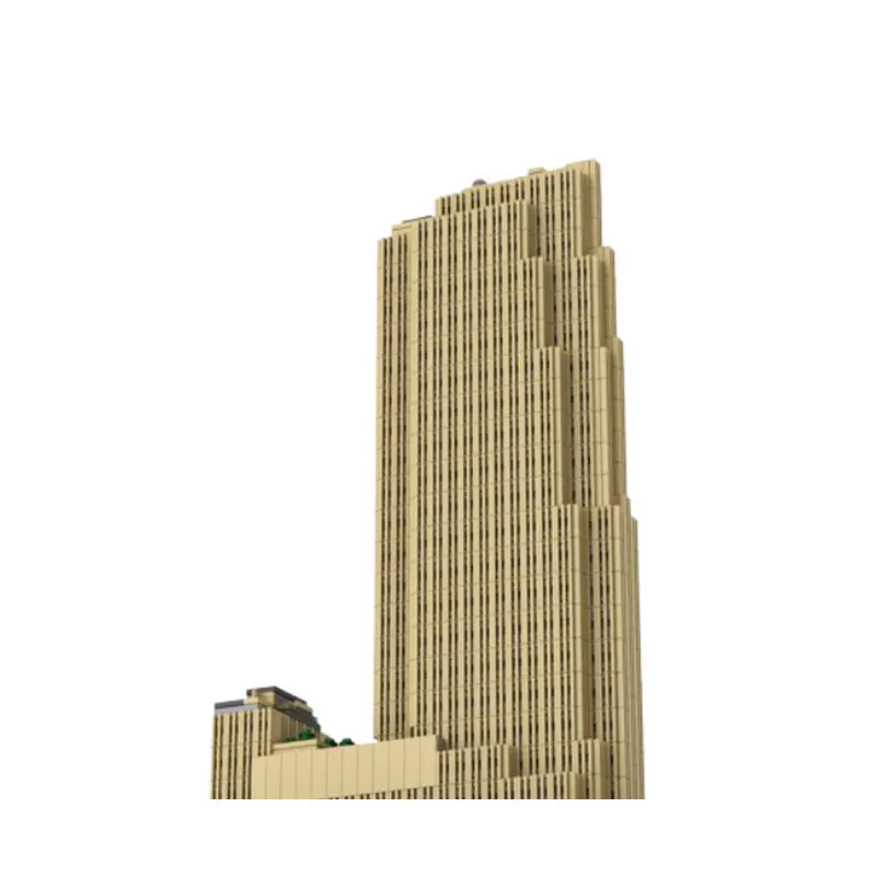 MOC-132936 (1712pcs) - Modern Architecture DIY Small Particle Assembly Building Blocks Educational Toy Model Gift Set/Ornament