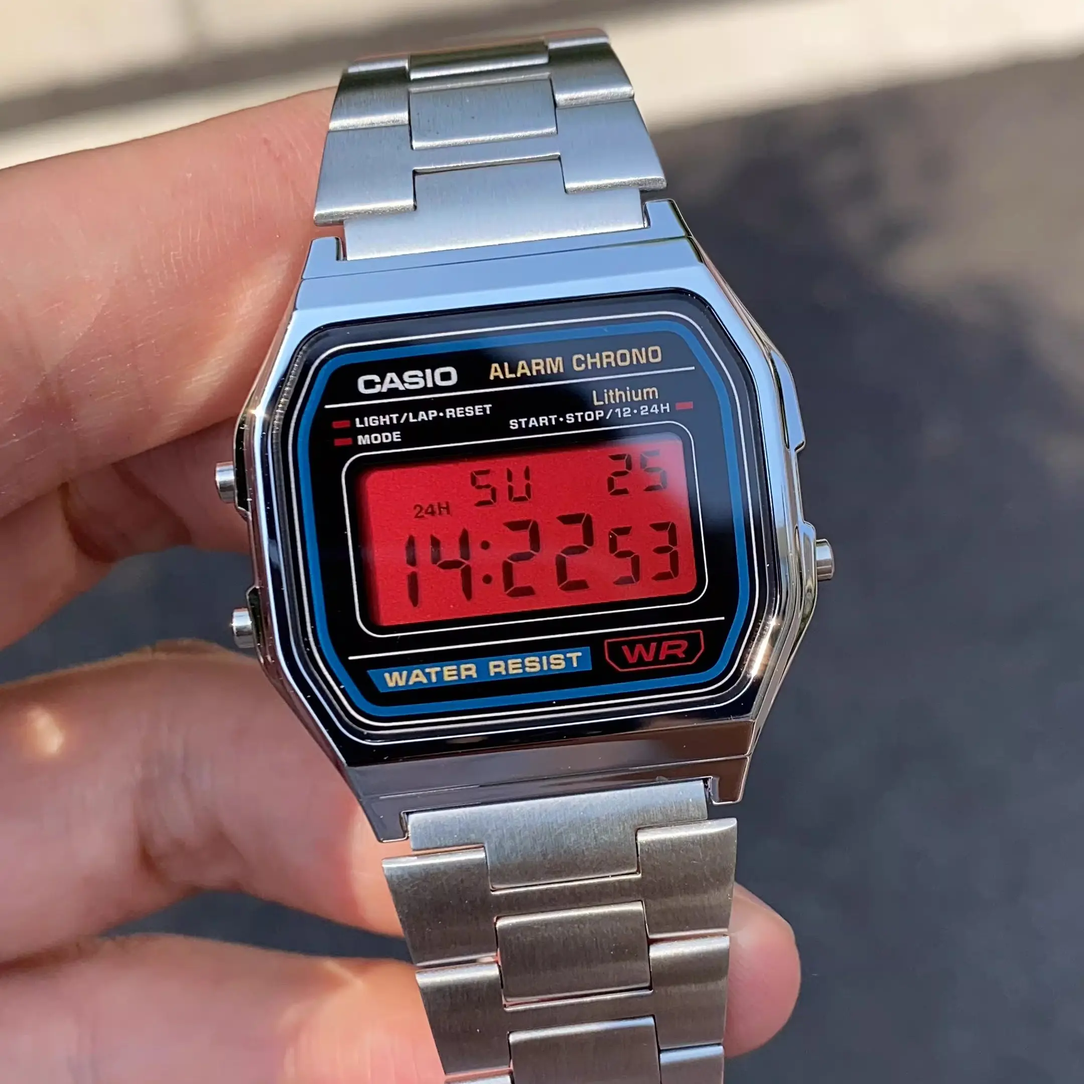 For Casio Small Square watch F91W A158W A159W A168 Screen Stickers Gradient colour Display Screen Coating Refit screen accessory