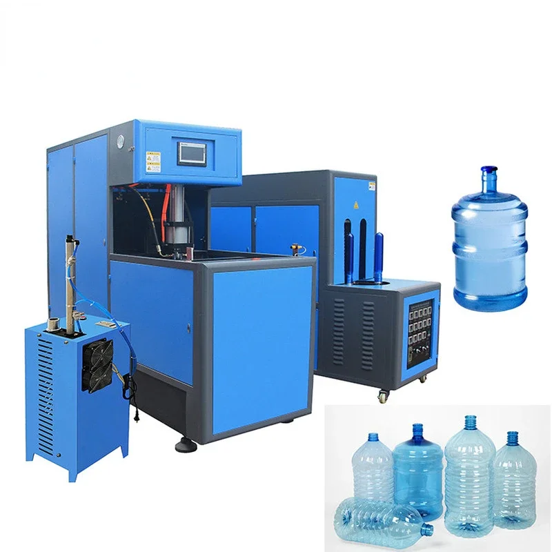 Low Price 50ml 100ml 200ml 500ml 1000ml 2000ml Semi Automatic Pet Bottle Making Stretch Blowing Blow Molding Moulding Machine