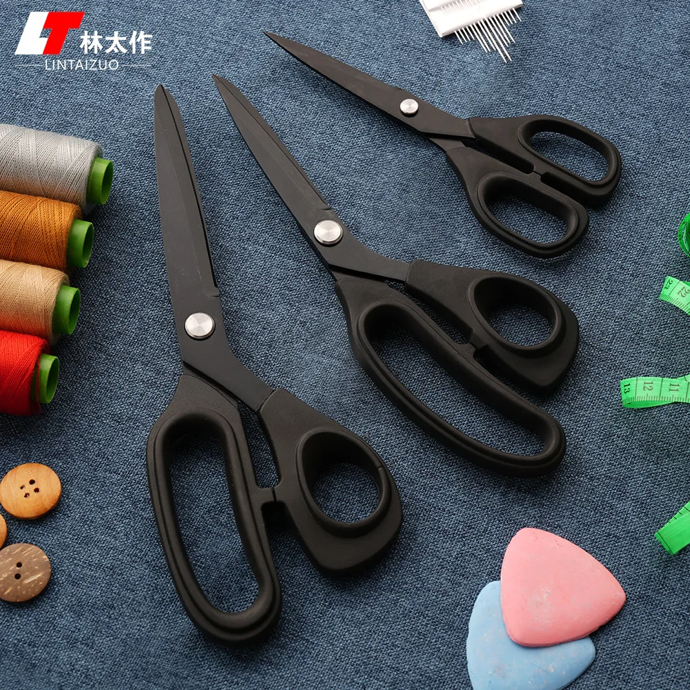 

Premium Tailor Scissors Heavy Duty Multi-Purpose Titanium Coating Forged Stainless Steel Sewing Fabric Leather Dressmak scissors