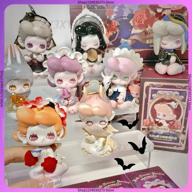 

Killa Treasure Pavilion Series Blind Box Cute Doll Anime Action Figure Surprise Bag Mini Doll Collection Model Pvc Statue Toys