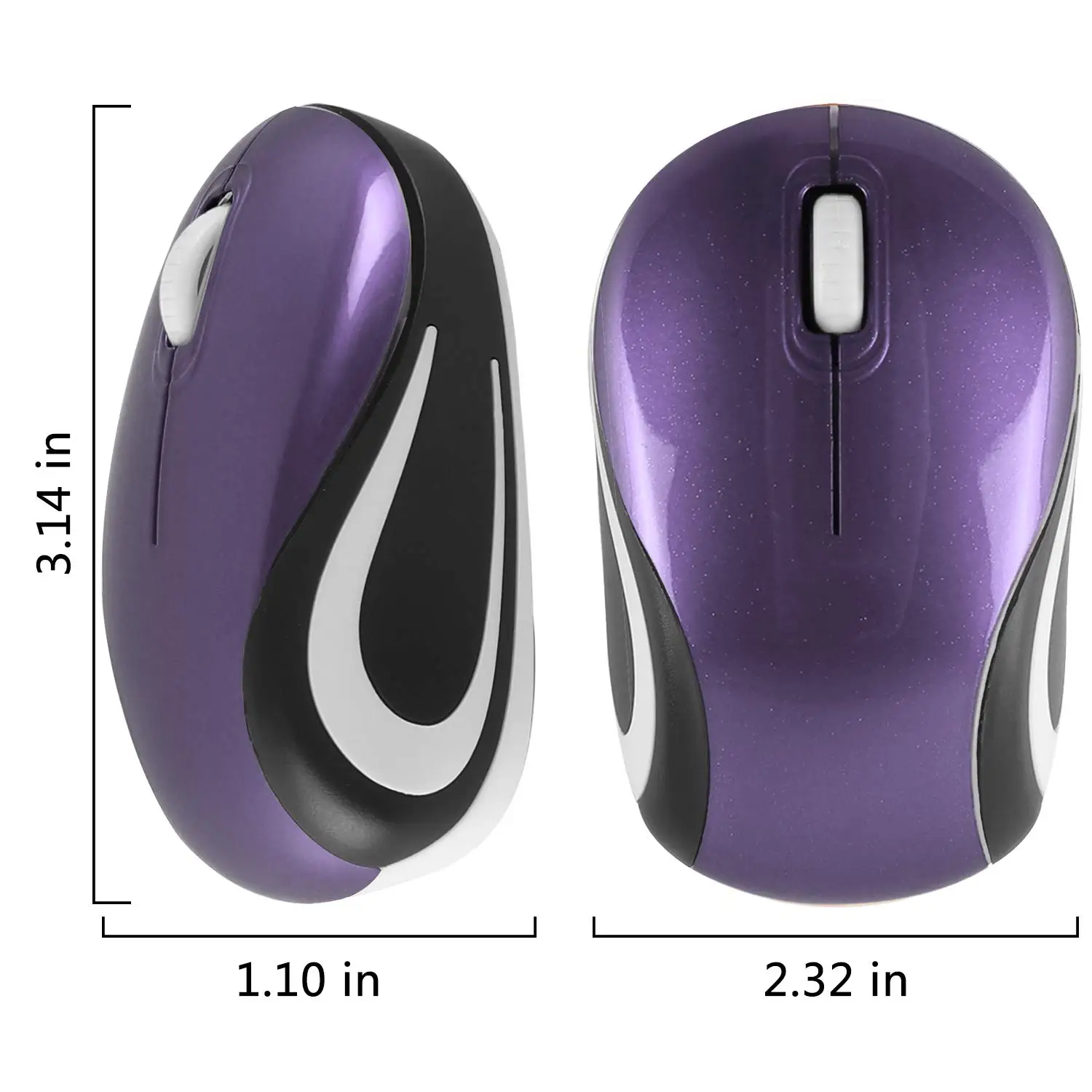 Mini 2.4Ghz Wireless Mouse Small Portable Cute Office Mause 1000 DPI Optical USB Receiver Ergonomic Kids Mice For PC Laptop