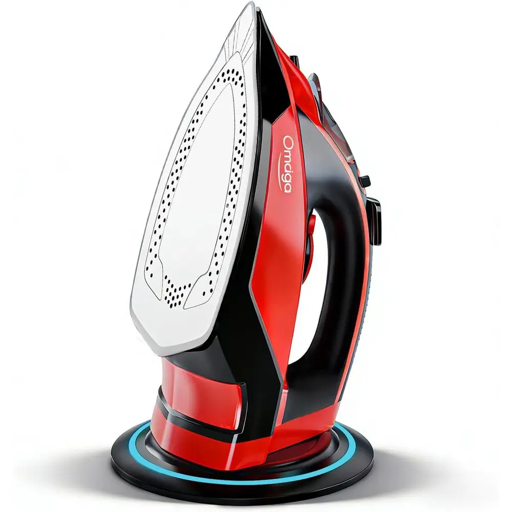 

Беспроводной паровой утюг мощностью 1500 Вт с быстрым нагревом и автоматическим отключением для эффективного разглаживания складок