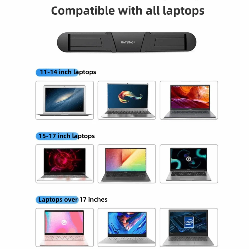 

Складная подставка для ноутбука, регулируемая по высоте, легкая подставка для компьютера, портативная подставка для ноутбука с рассеиванием тепла, для учебы