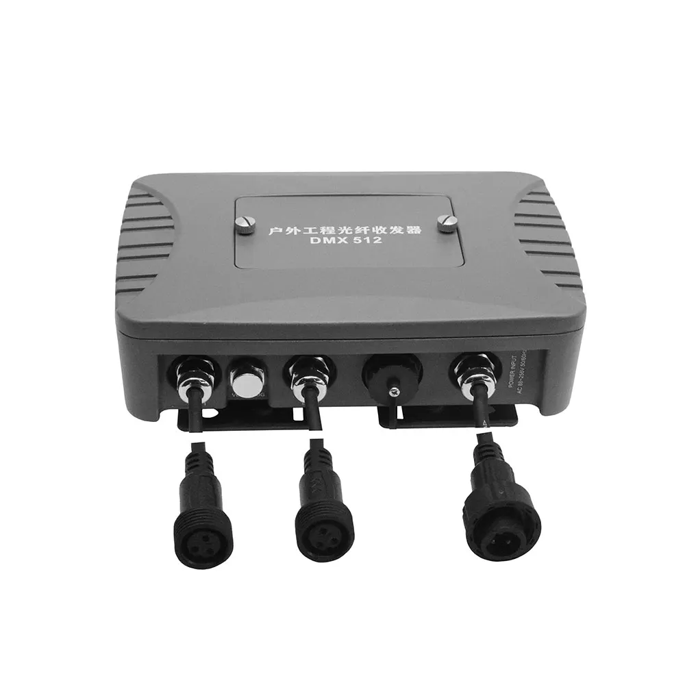 Stage light signal converter Fiber Media Converter DMX512 splitter controller