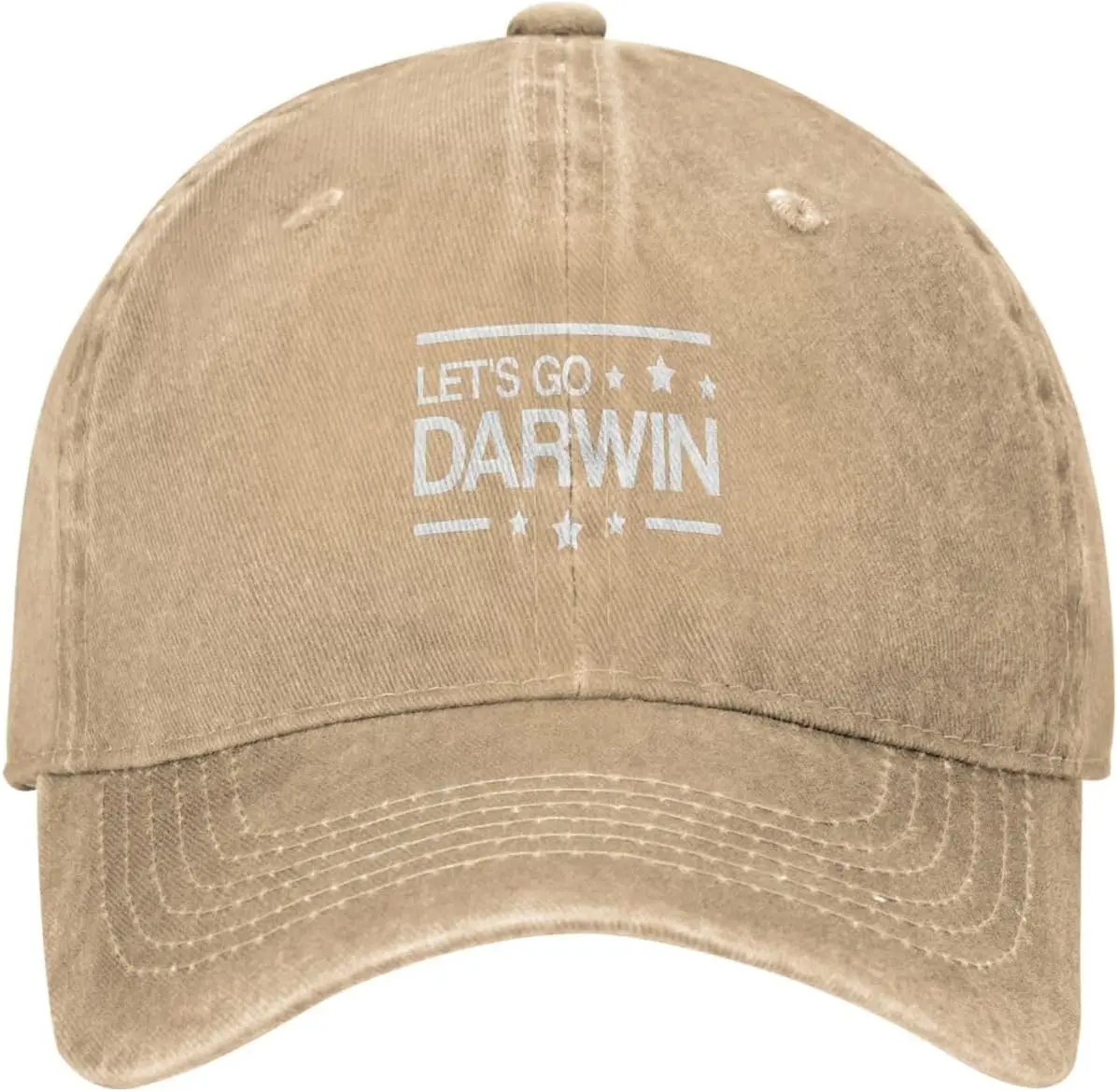 Lets-Go-Darwin-Washed-Baseball-Cap-Cotton-Casual-Curved-Brim-Breathable-Outdoor-Golf-Hat