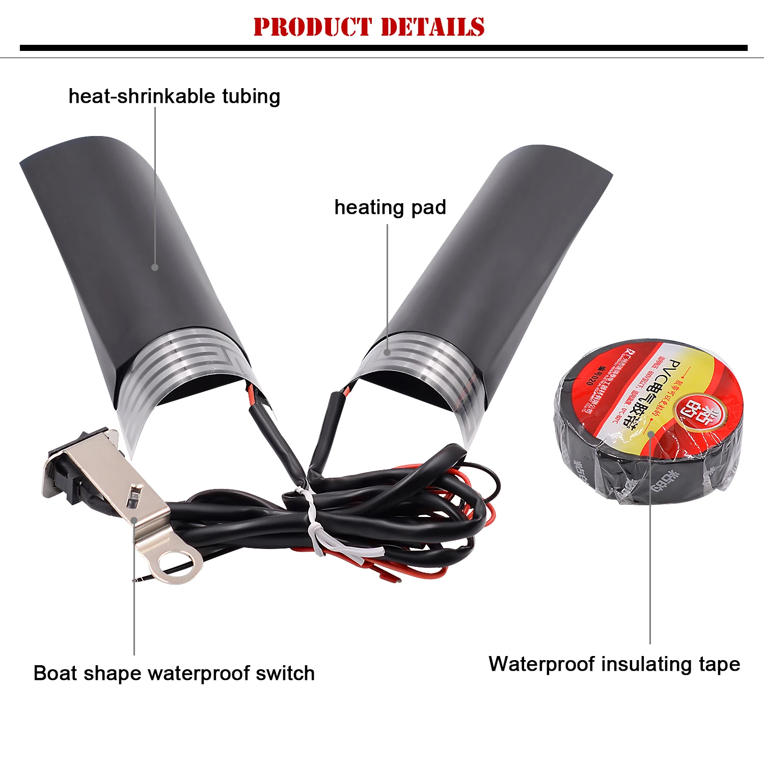 Universal Motorcycle Heated Gr - Handlebar Grip Heated recension och pris