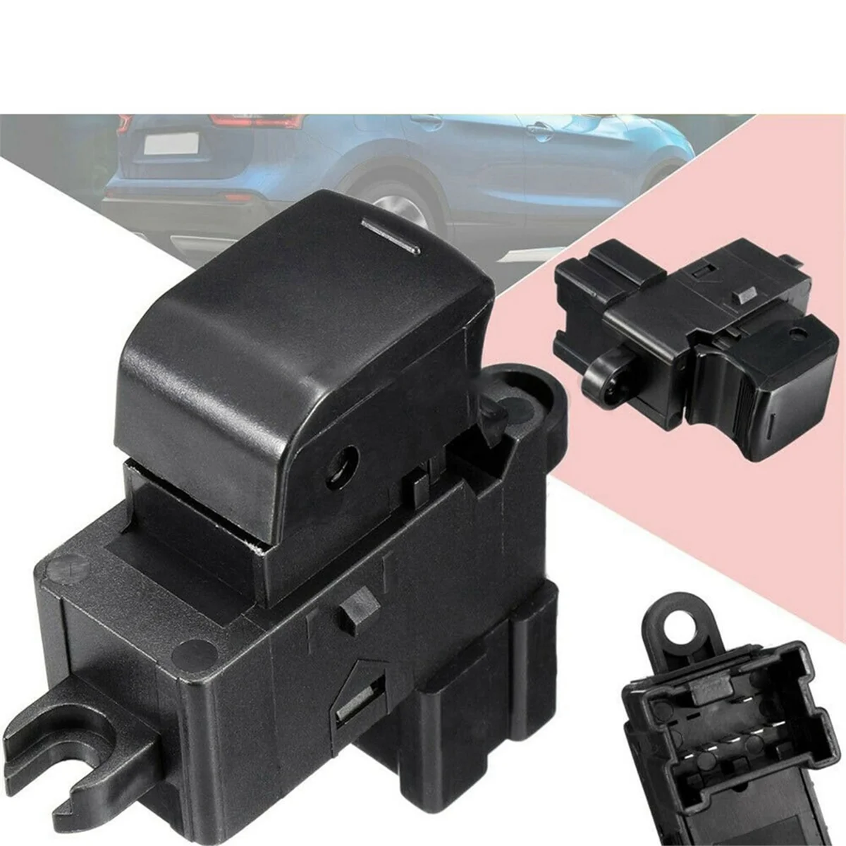 2PCS Power Window Switch Assembly Assist Control Front&Rear Door for Nissan Frontier Pathfinder Xterra