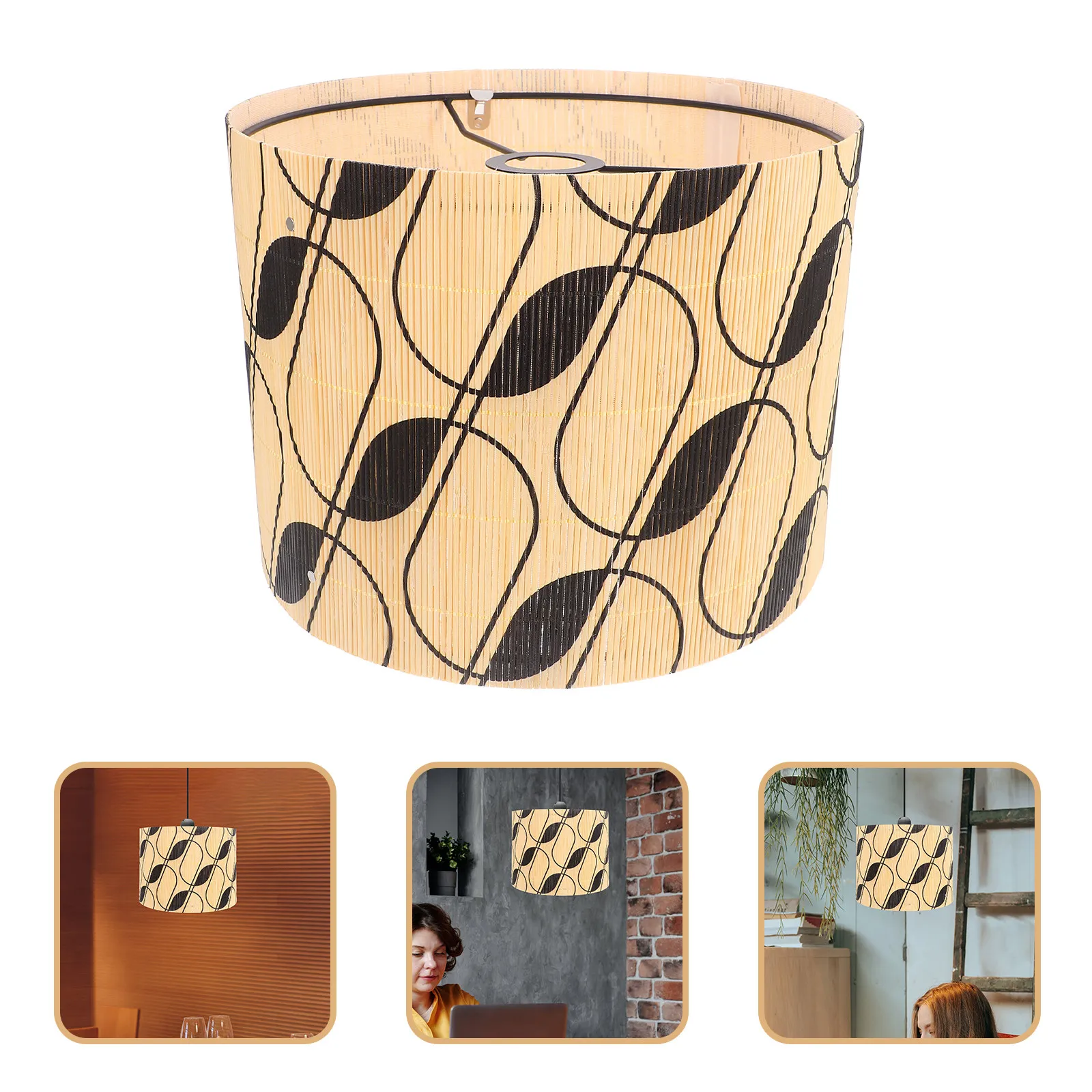 

Decorative Lamp Shades Cooking Lampshade Bedside Ceiling Lampshades Bamboo Woven