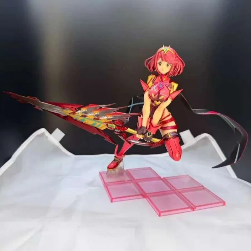 20CM PVC Xenoblade Chronicles 2 Mythra Pyra Peripherals Action Figures Toy Model Desktop Ornament Birthday Gift view 3