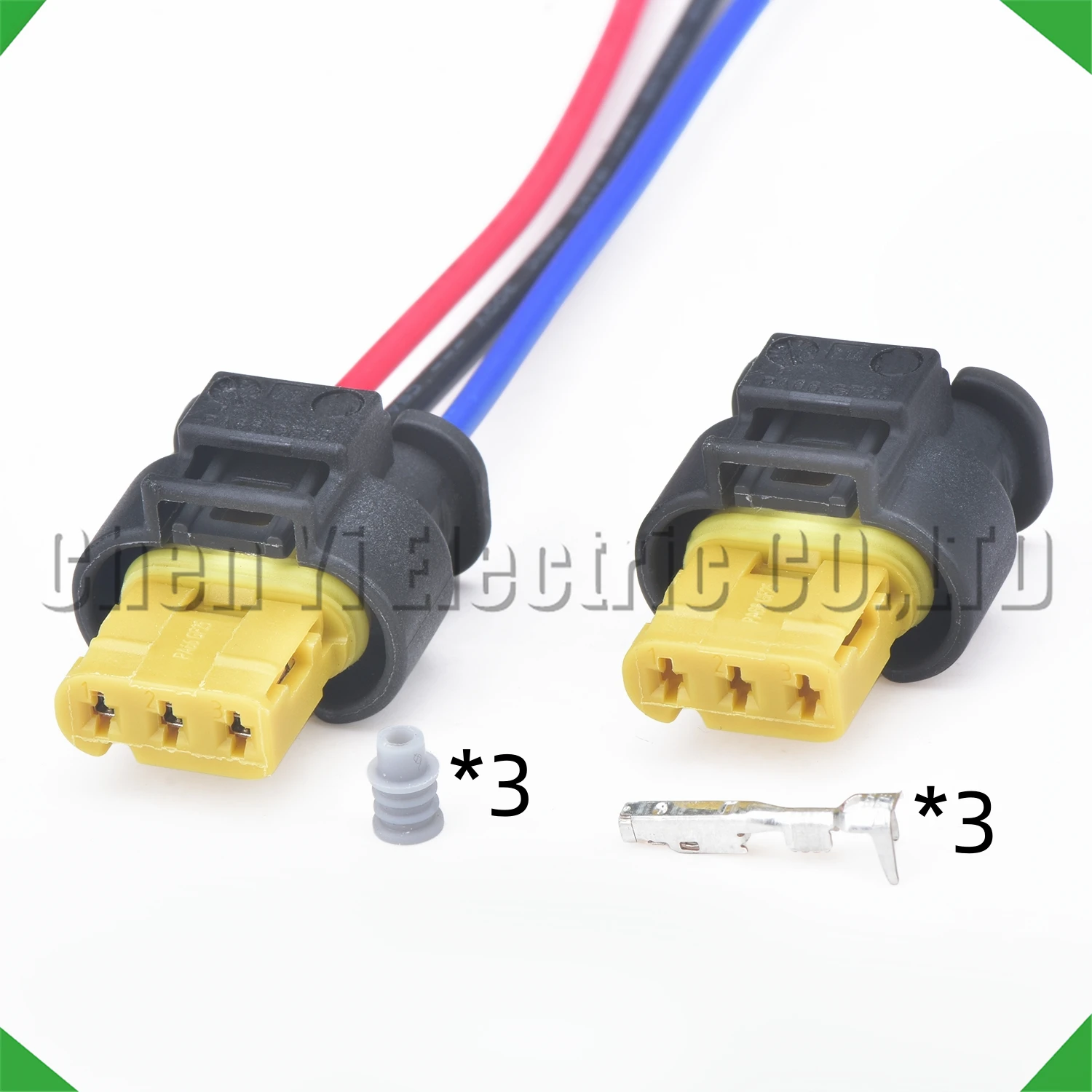 3 Pin Automotive Connectors car Reverse radar sensor Wire harness Plug 872-858-546 For Benz BMW