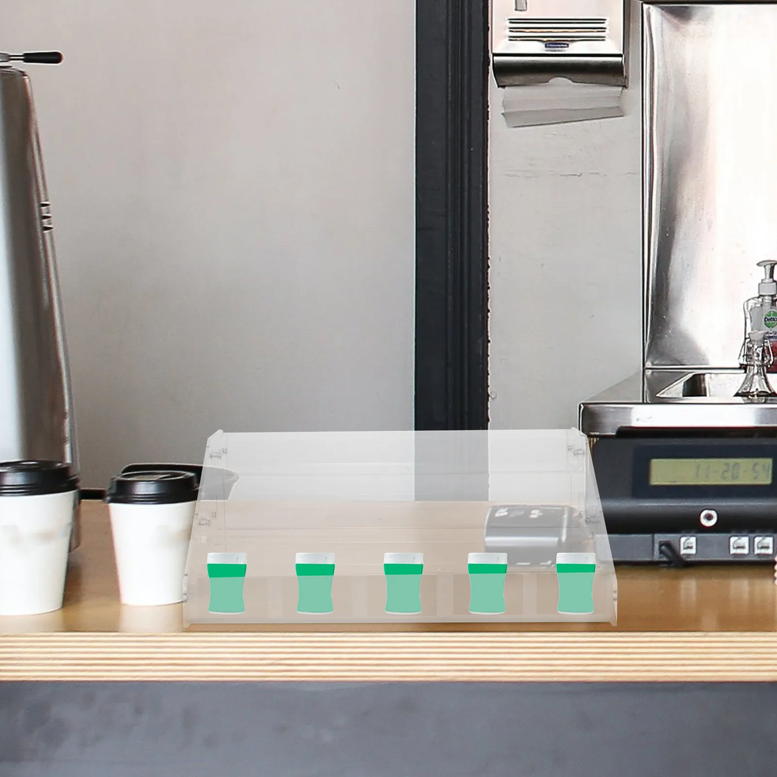 

Retail Store Display Rack Transparent Acrylic Multi-Tier Snack Display Stand for Supermarket Food Storage Chewing Gum Rack