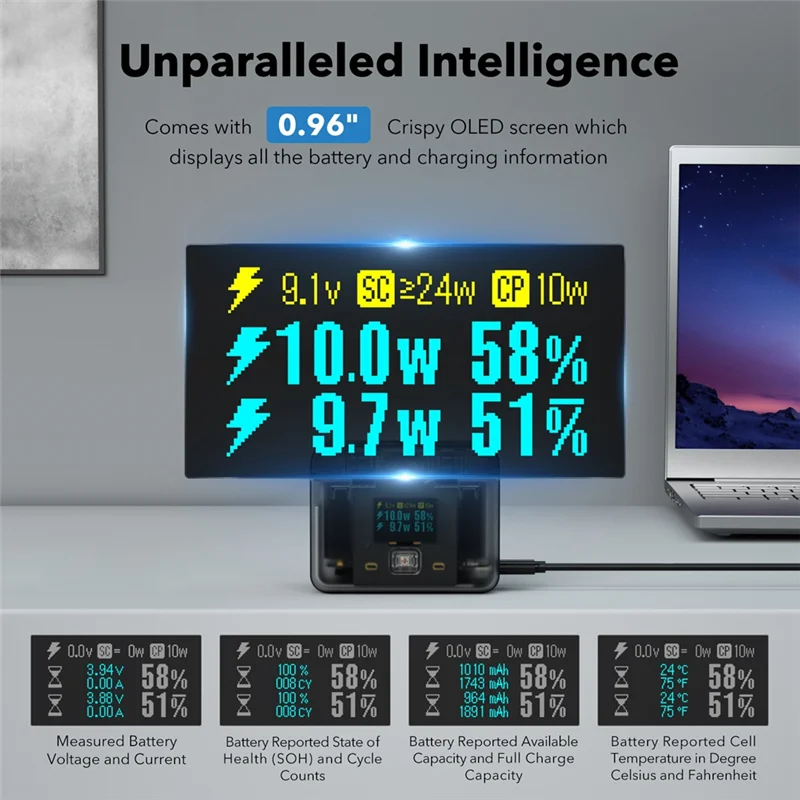 【Buy It-Now!】For Insta360 Ace Pro2 Battery Bidirectional Fast Charging Smart Battery Charger Manager