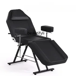 Dobrável Massagem Médica Cama Vaporante, Três Dobra Cama Conveniente, Moxabustão para Casa, Tatuagem Salão de Beleza, Fisioterapia