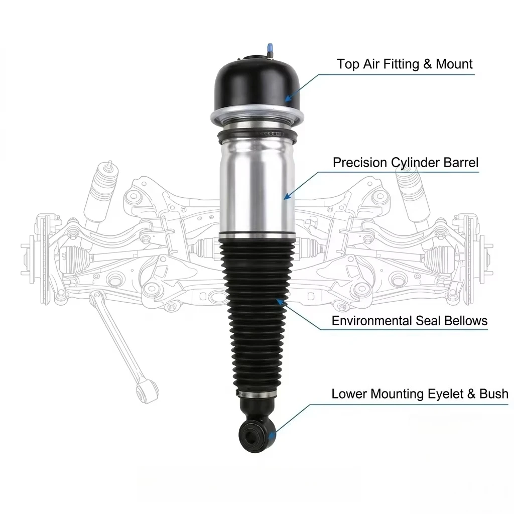 Rear Right Air Suspension Strut OE X029150078 for Li Auto L7 L8 L9 Air Shock Absorb With ADS
