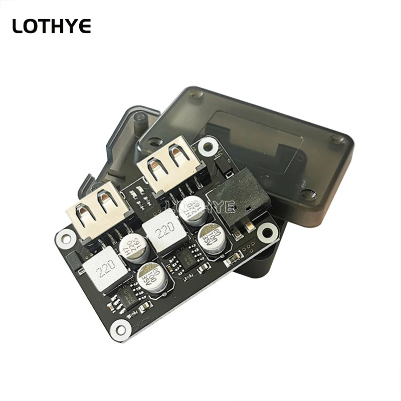 Car USB Charging Buck Module QC3.0 QC2.0 Step Down Fast Quick Car Charger Board 24V 12V to 5V 9V Voltage Regulator DC Dual USB