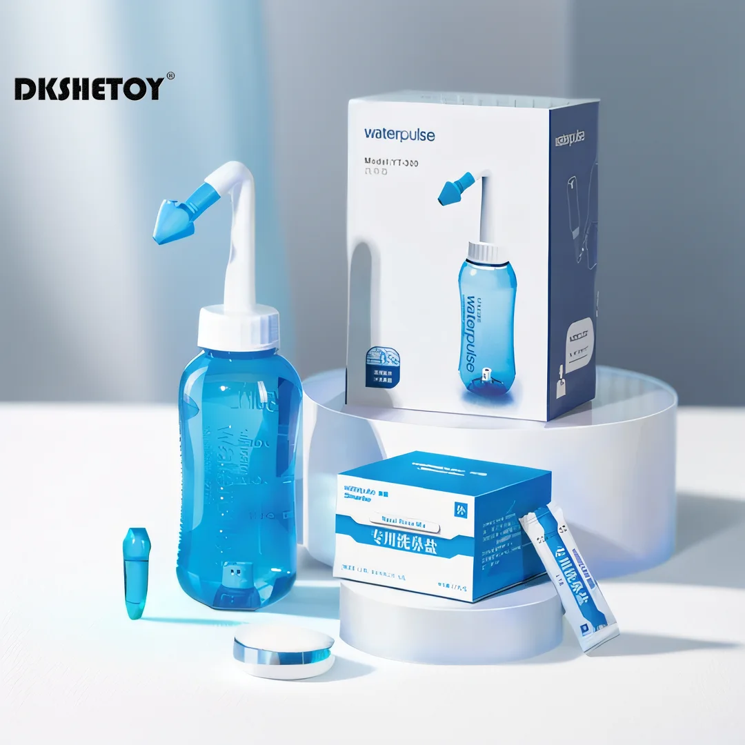 Butelki do płukania nosa 300/500 ml dla dorosłych i dzieci, ochraniacz na nos, płukacz do nosa na nieżyt, zapobiegający alergicznemu nieżytowi, neti pot