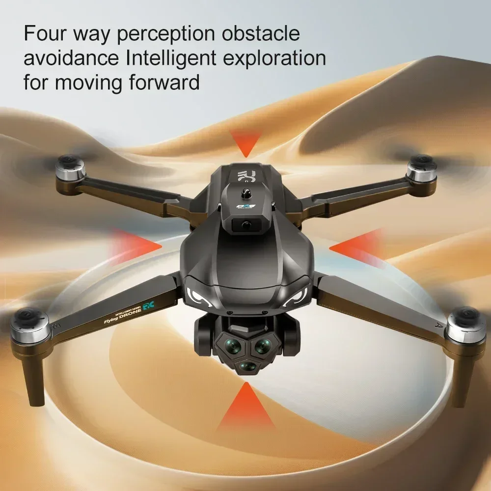 Drone M33 RC 4K édition professionnelle avec triple caméra grand angle HD, hélicoptère RC pliable, WIFI, FPV, jouet recommandé par les partenaires, nouveau