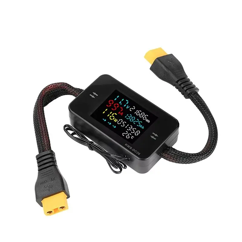 M11K-DC26 DC 8-80V LCD Digital Battery Charging Tester Voltage Current Tester 20A 25A 35A 50A Voltage Current Tester
