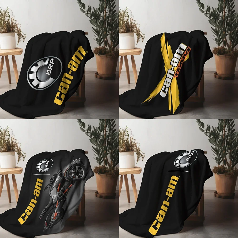 

CAN AM мотоциклетное одеяло с принтом для дивана, спальни, путешествий, забавная идея подарка, мягкое термоодеяло для домашнего офиса
