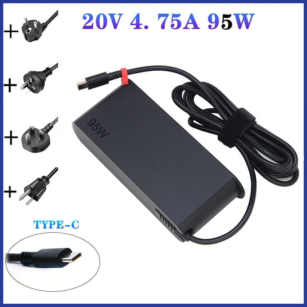 

20V 4.75A 95W ADLX95YLC3A ADLX95YCC3A Power Supply AC Adapter For LENOVO THINKPAD Y740S X1 TABLET 2016 Laptop Charger