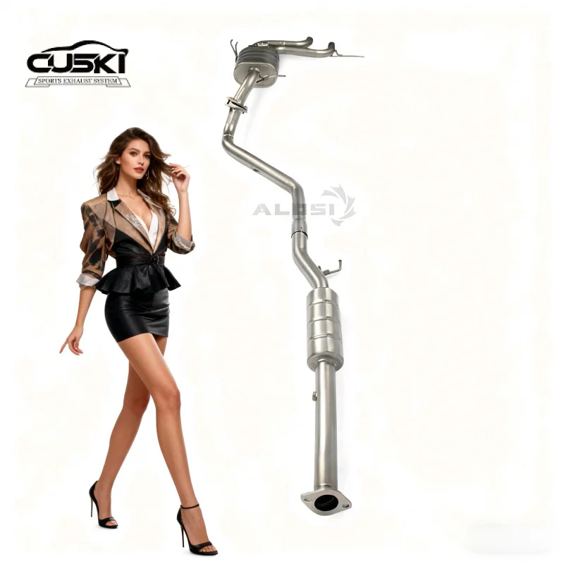 Customizable Exhaust cat Back for Hyundai Veloster 1.6T 2012-2017 Exhaust Pipe Muffler Car Sound Exhaust System Retrofit