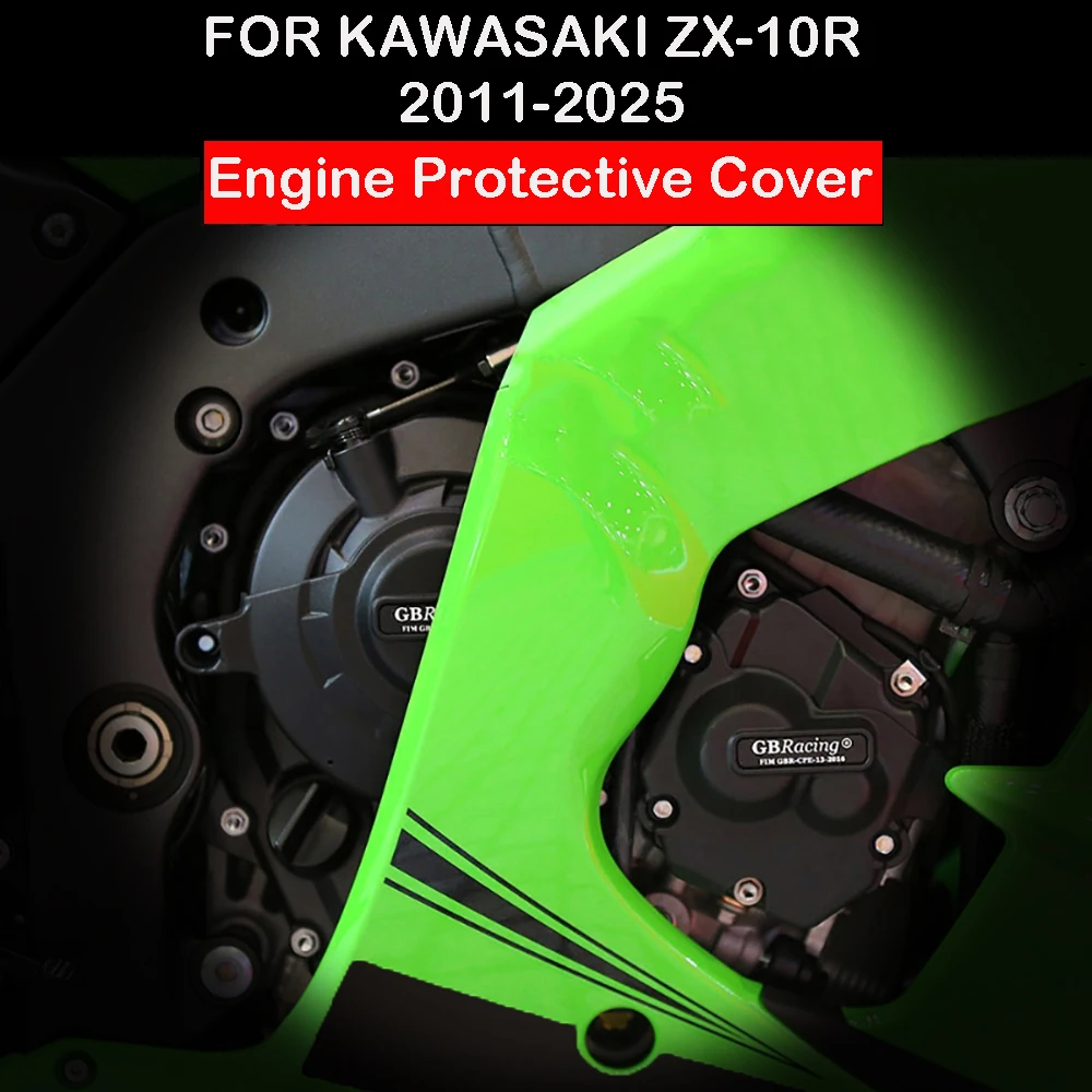 

ZX10R Motorcycle Parts Engine Cover GB Racing For KAWASAKI ZX-10R 2011-2025 Engine Cover