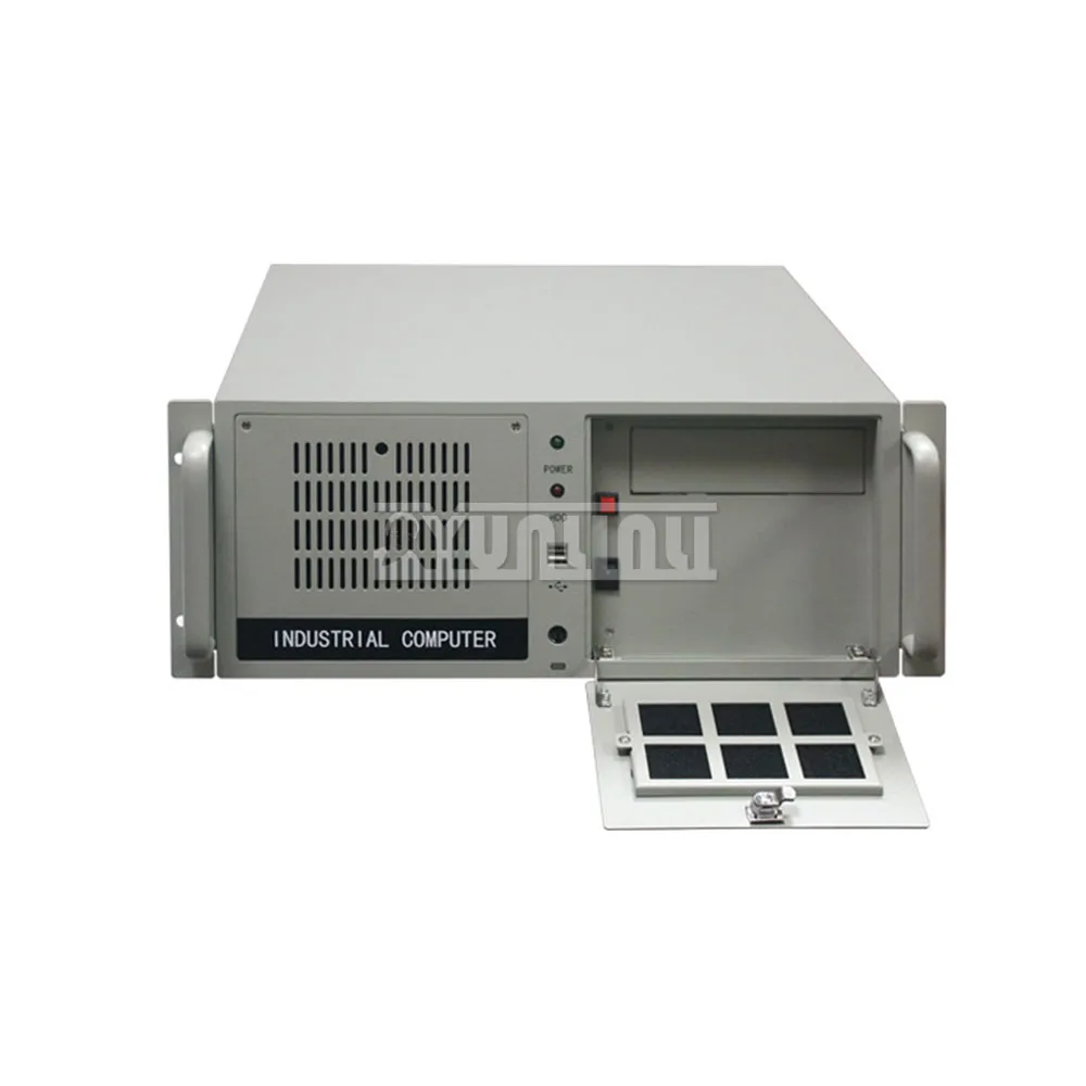 Casing Komputer Industri Ipc-610l Casing Server 4u Tipe Rak 7-Slot 14 Slot Server Kotak Komputer Industri
