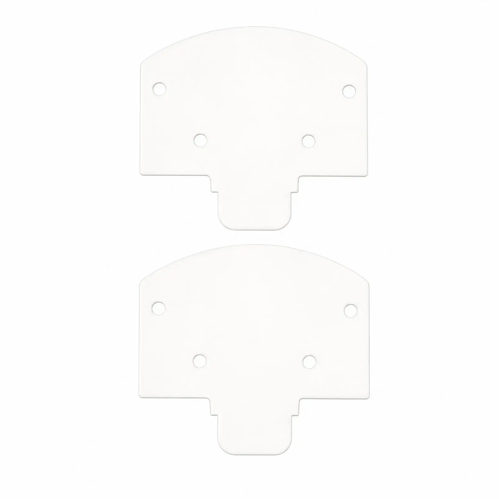 Plastic Wing Fixing Plates for Handmade Costume Wings and Feather Art with Multiple Mounting Holes for DIY Projects