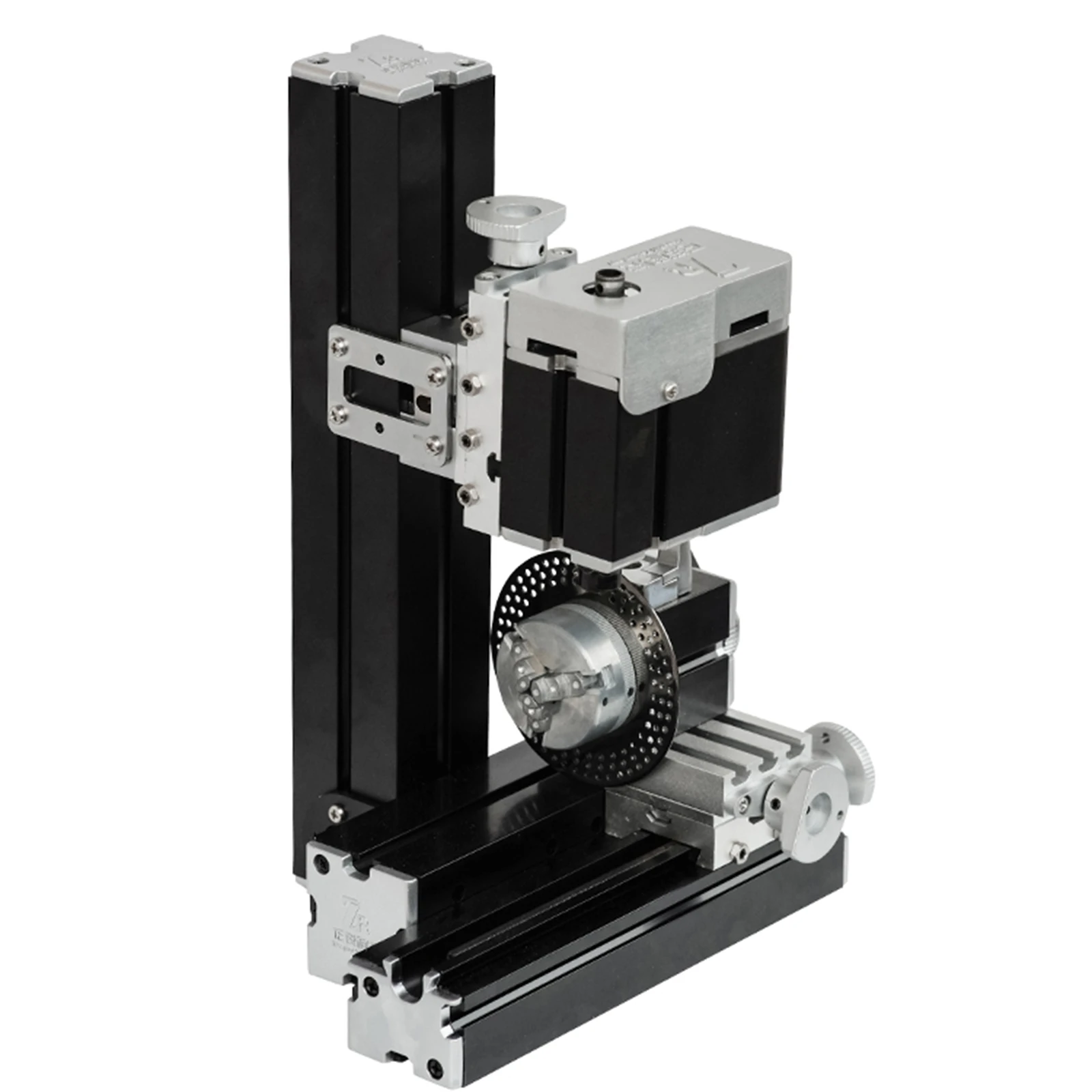 60W 20,000RPM All-Metal Mini Drill Press with Indexing, for Metal/Wood/Plastic. (4-Jaw Chuck Optional)