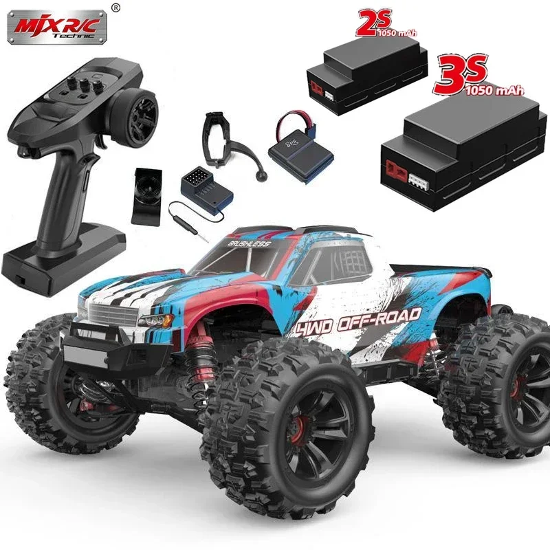 New MJX Hyper Go 16208 3S 1/16 Brushless RC Car Hobby 2.4g Remote Control Pickup Truck Model 4wd High-speed Off-road Boy Gift