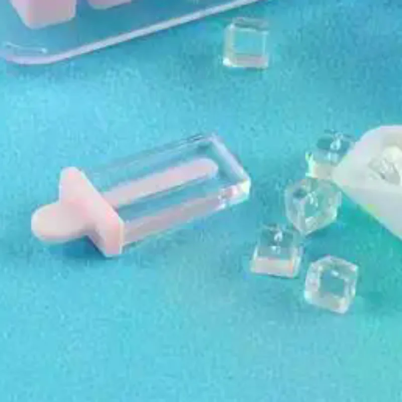 1 세트 미니 곰돌이 모양 아이스크림 몰드 만들기 시뮬레이션 1/6 인형 집 미니어처 냉장고 음식 놀이 장식 인형 액세서리 장난감