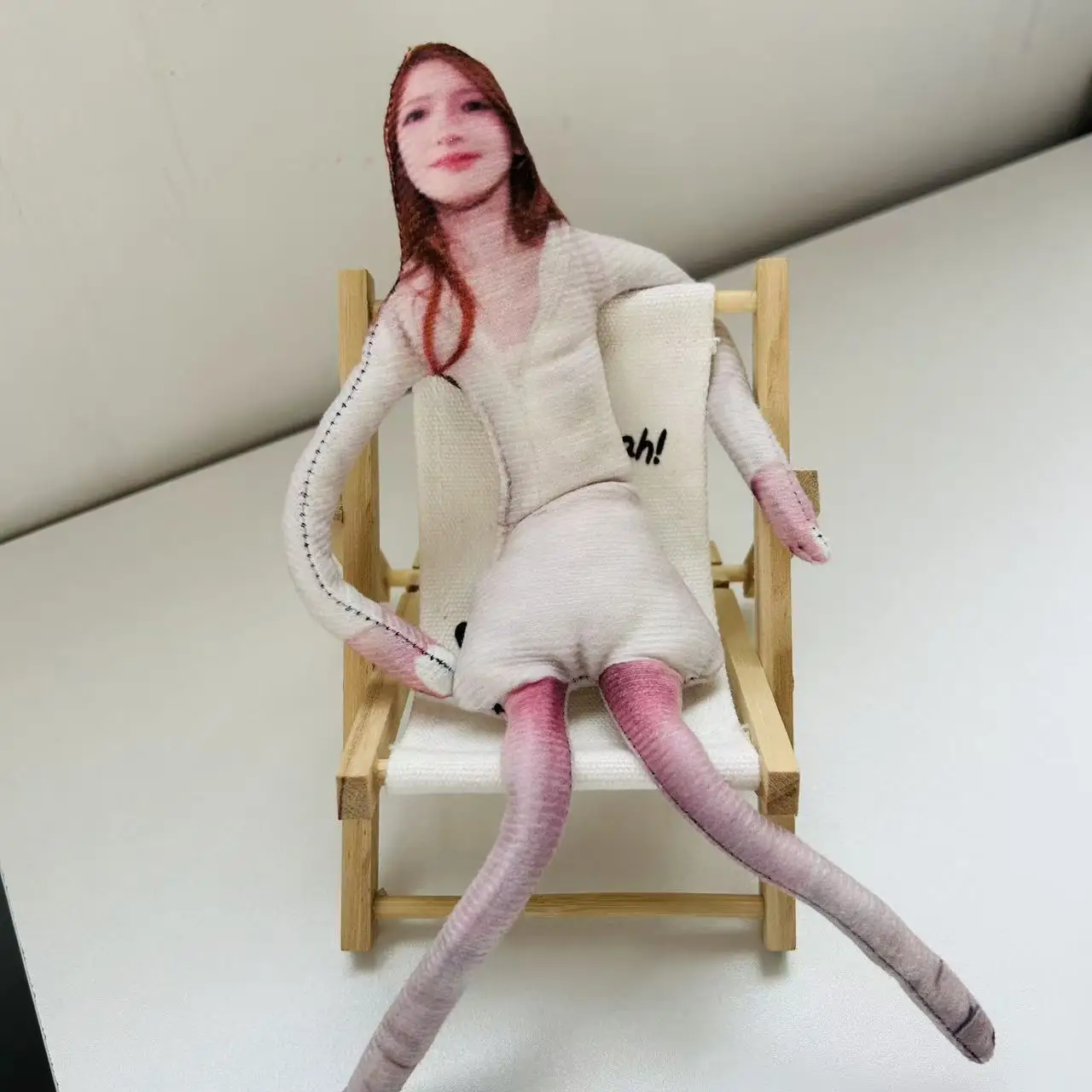 Custom Photo Doll Funny Bendable Plush Figure for Women and man, home decoration Personalized DIY Photo Stuffed Toy Prank Gift