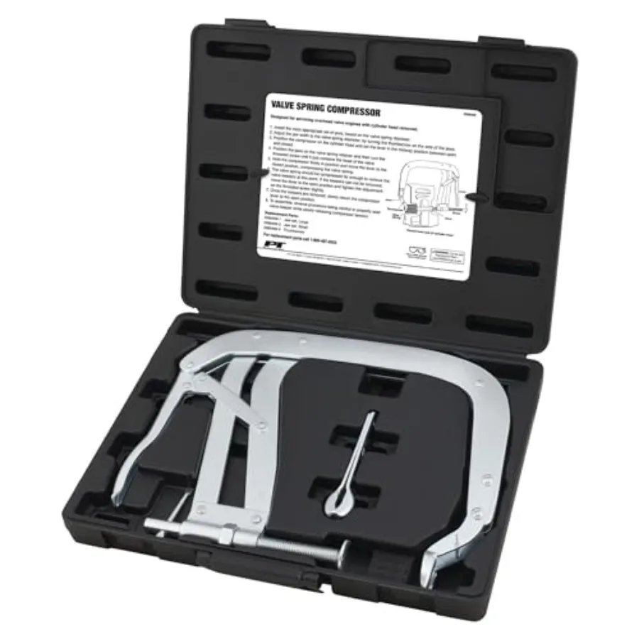 

W89409 Heavy Duty Valve Spring Compressor Small and Large Jaws Included
