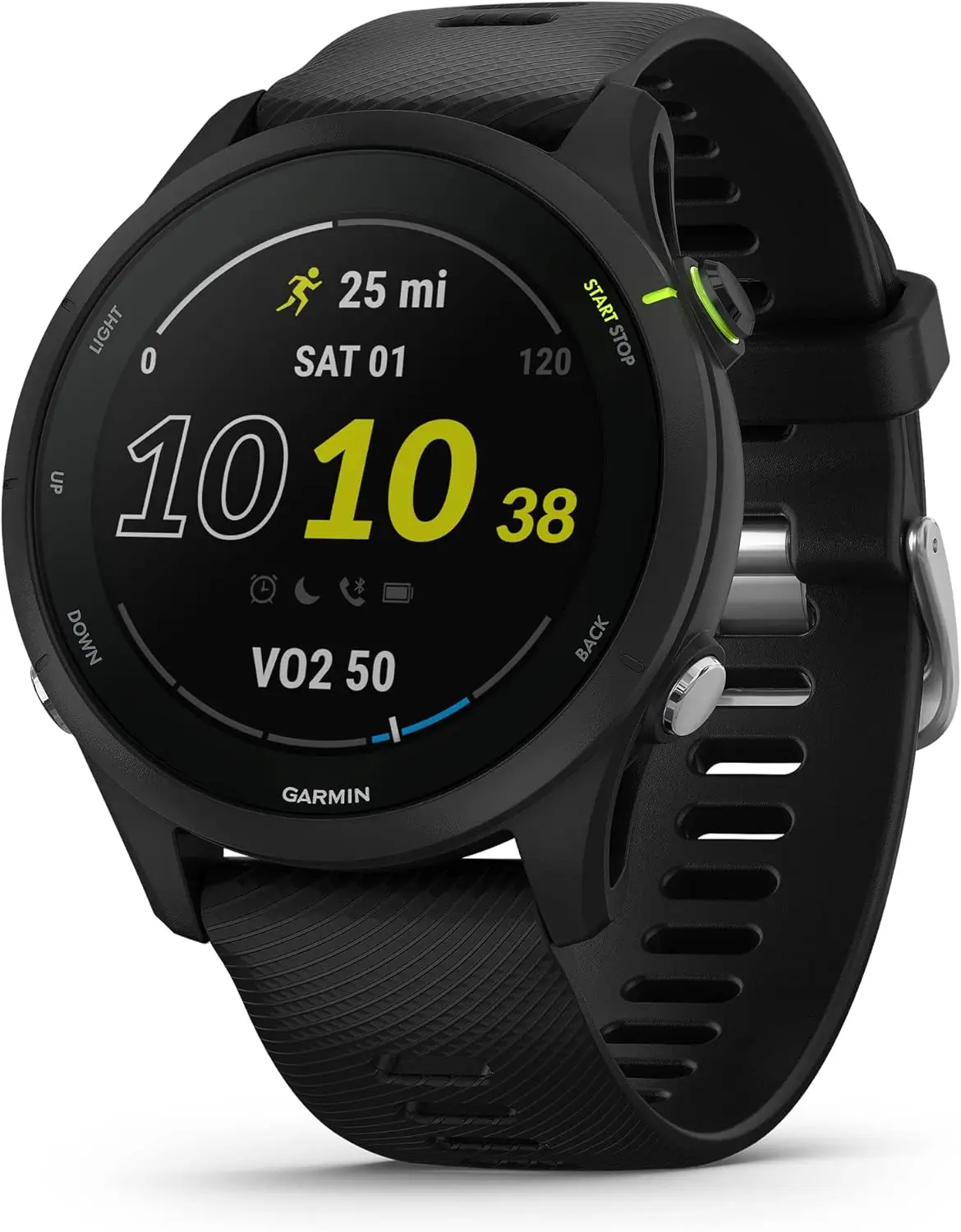 

Смарт-часы Garmin Forerunner 255 Music GPS для бега с музыкой, расширенными функциями и длительным временем автономной работы, черные, 010-02641-20