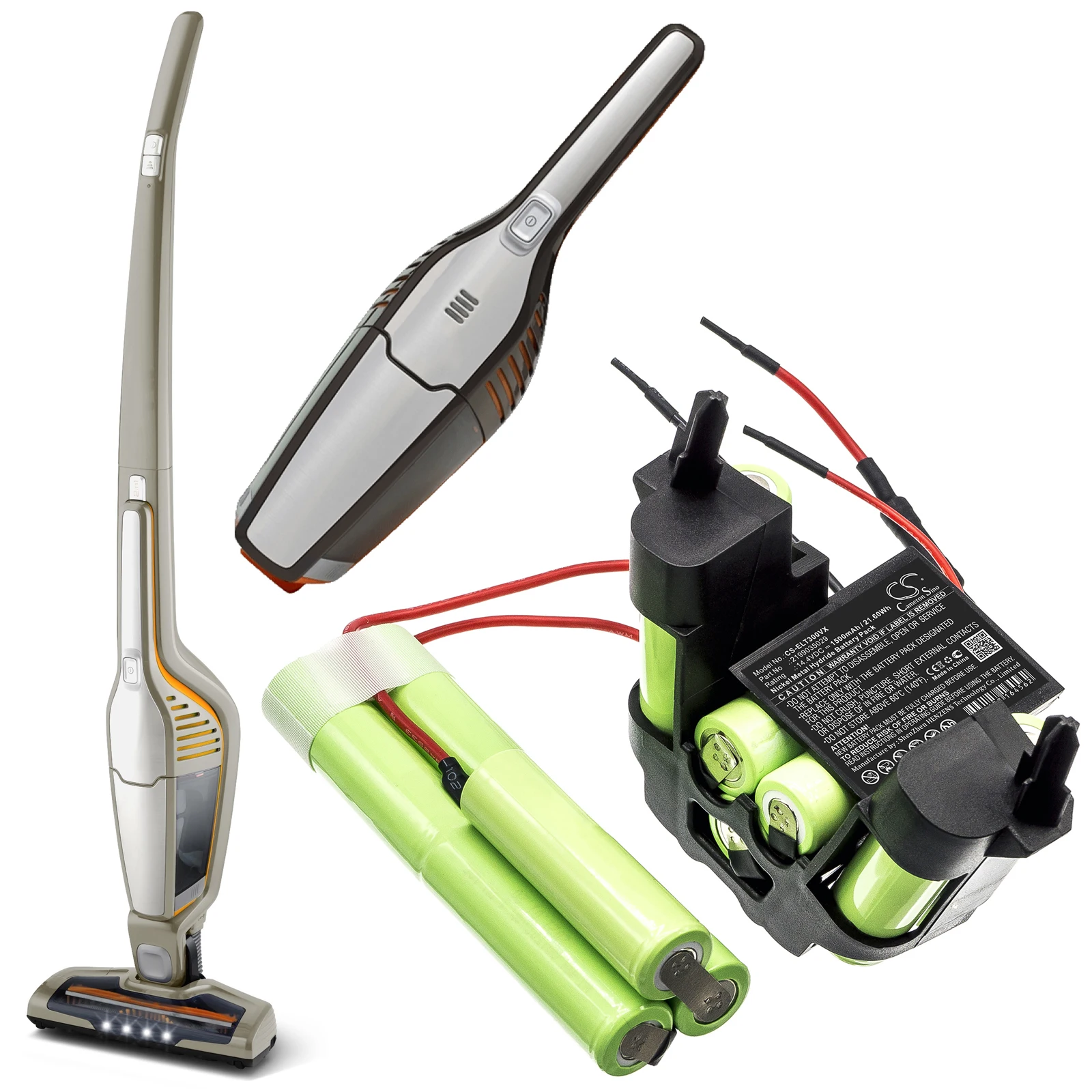 

100% новый аккумулятор 14,4 В 1500 мАч 2199035029 для AEG/Electrolux AG3004 AG3006 AG3005, для Electrolux ZB3004 ZB3005 ZB05ER ERGO05