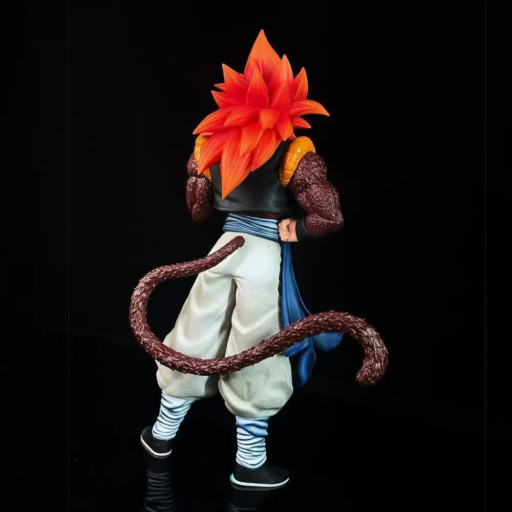 30CM Dragon Ball Z Gogeta Anime Figure NP Super Saiyan SS4 Gogeta Figurine Desktop Computer Ornaments Trendy Christmas Xmas Gift