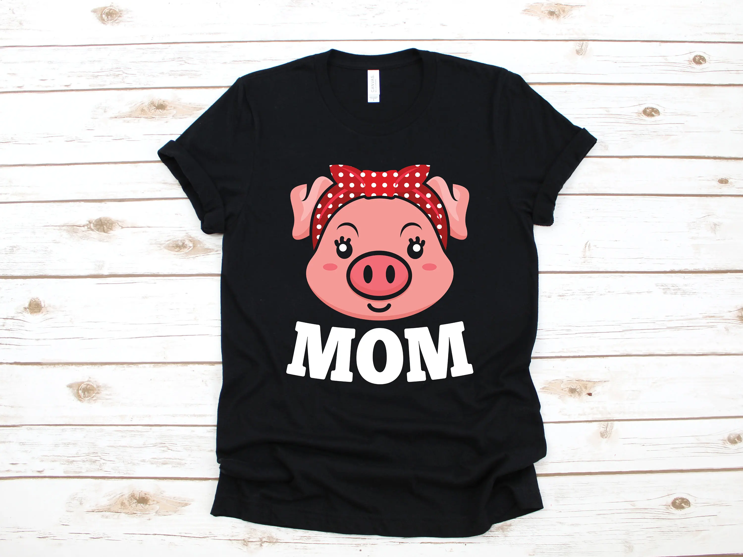 Cute Pig Mom T Shirt Mothers Day Barn s for Moms Farmer SweaT Long Sleeve