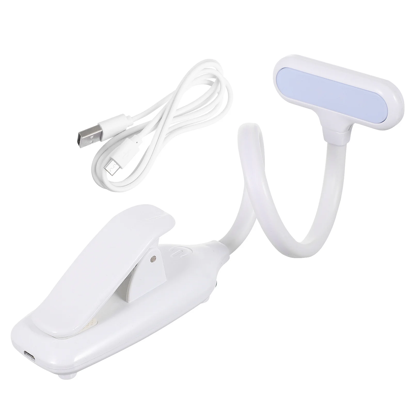 1Pcs Reading Clip Lamp Adjustable Eye Protection LED Touch Table Lamp Flexible Clip Bright Desk Light for Study Work Bedroom
