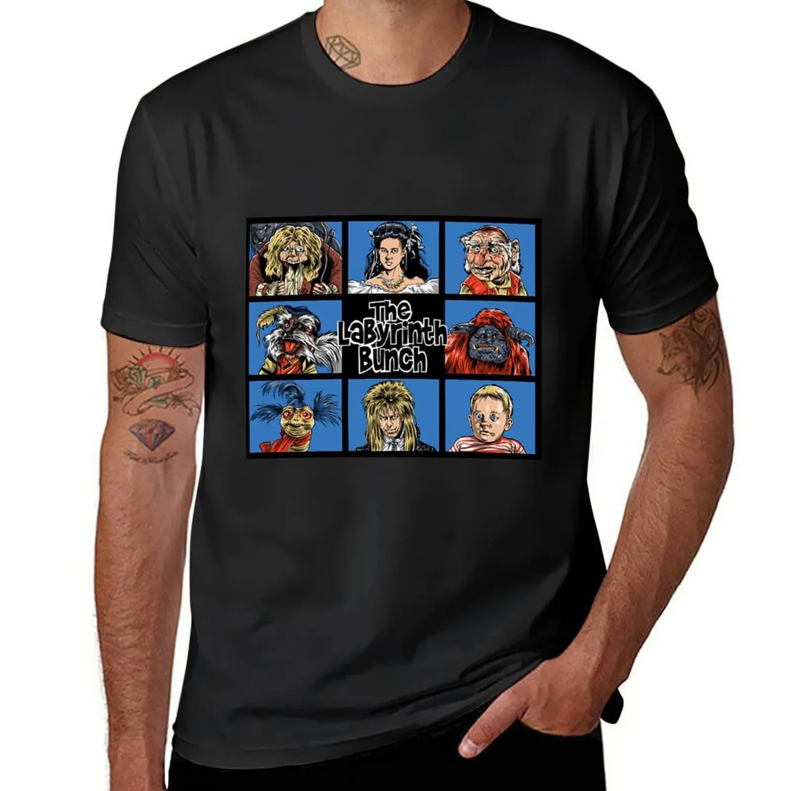 New The Labyrinth Bunch T-Shirt summer clothes new edition t shirt mens graphic t-shirts pack