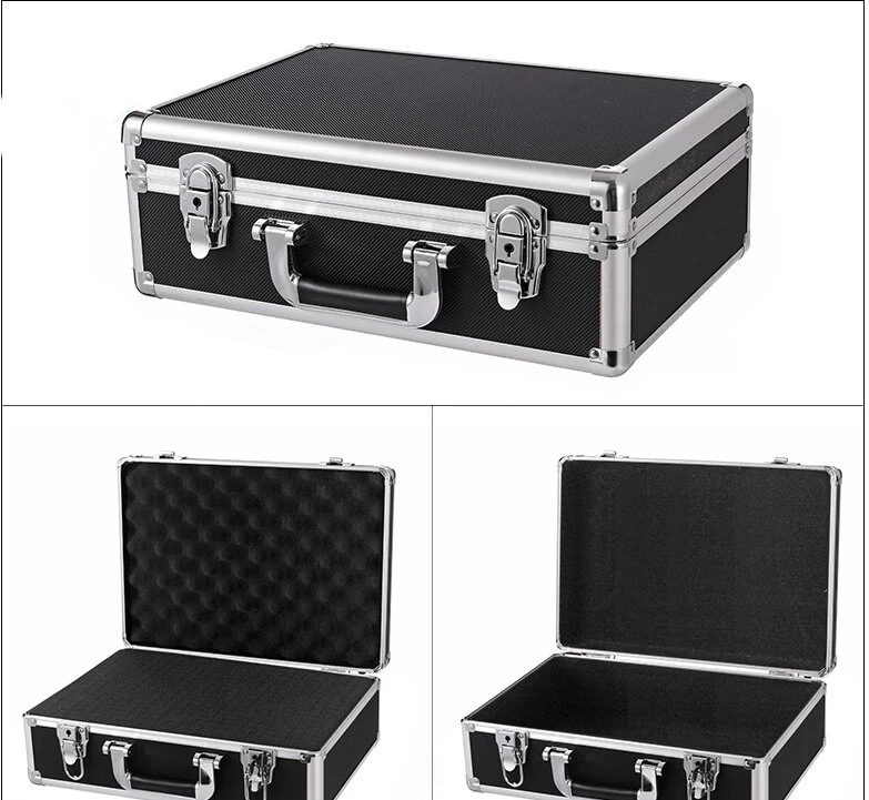 Aluminum Alloy Tool Box Aluminium Equipment Case Toolbox Organizer Large Capacity Protable Suitcase Pelican Hard Case Toolbox