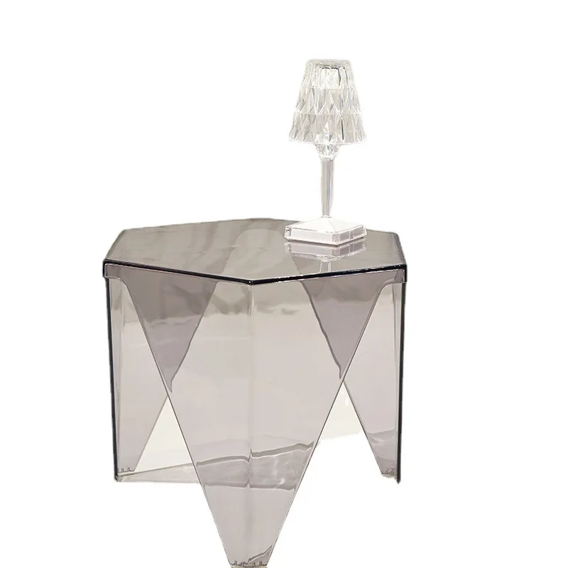 

Nordic designer Internet celebrity coffee table, creative geometric edge table, North household small table