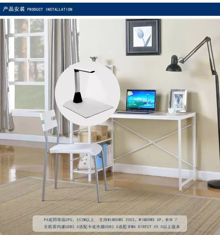 1000W high-definition camera, portable scanner, digital snapshot camera