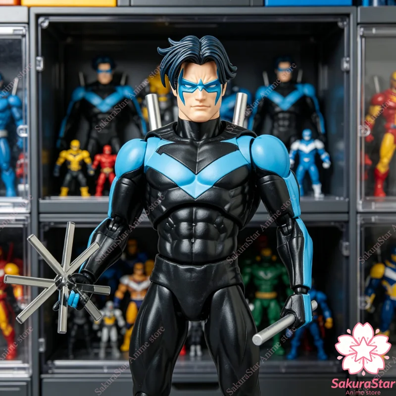 

【In Stock】Medicom MAFEX 175 Nightwing Batman Hush Version DC Super Hero Movable Collectible Action Figure Toy