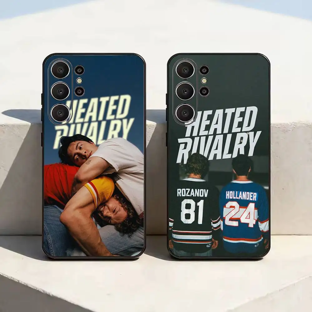 Heated Rivalry-Shane Hollander-Ilya Rozanov Phone Case For Samsung S26,S24,S21,S22,Plus S23,S30,Ultra,S20,Fe,Black Soft Silicone