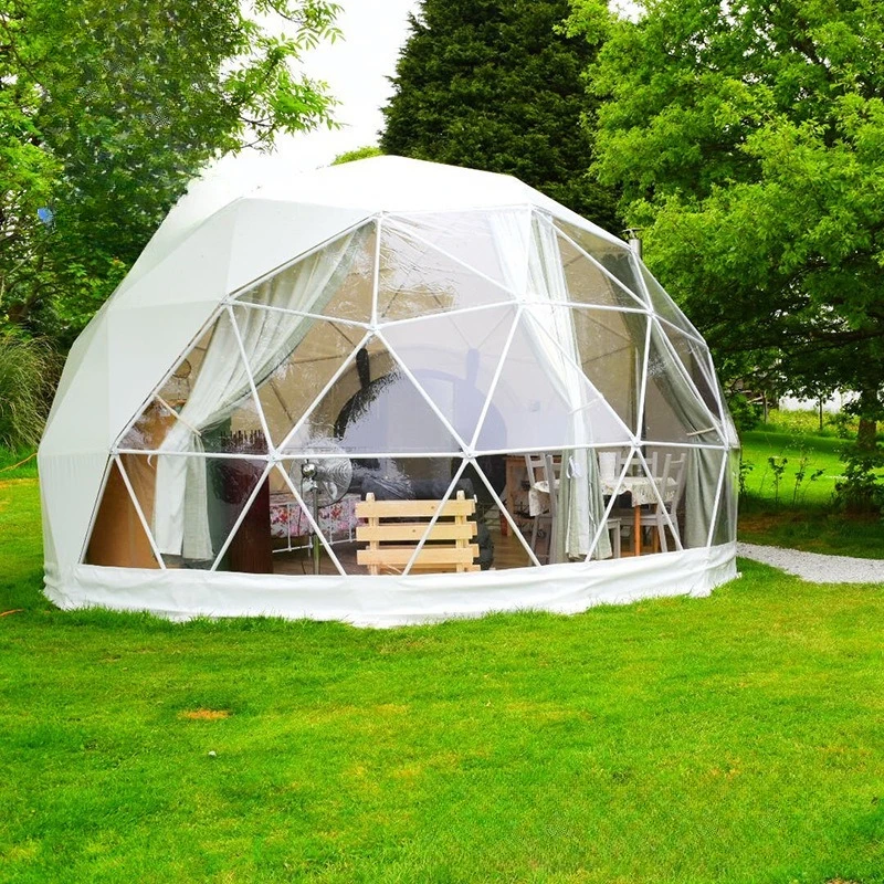 Customized Outdoor Hotel Tents,starry Sky Tents, Semi-circular Exhibition Tents,processing Waterproof and Sun-shielding Features