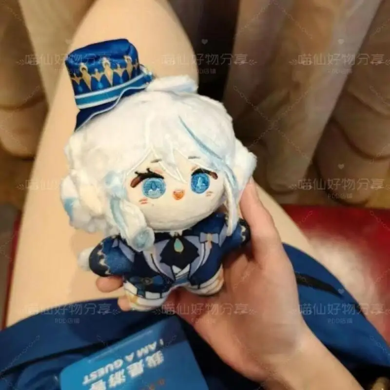 Mihoyo Genshin Impact Furina Soft Plush Filling Doll Bed Decoration Accompanied By Toy Desktop Ornament Boy Girl Christmas Gift