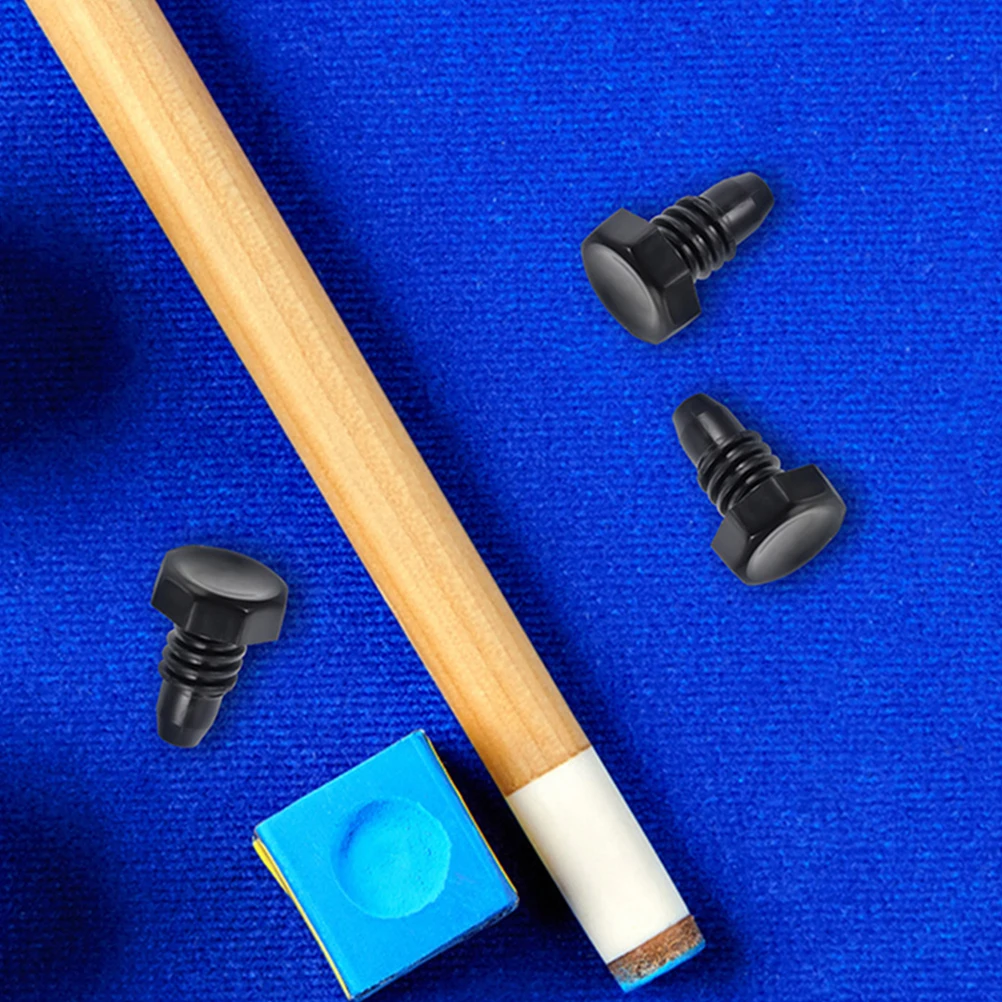 

10Pcs Pool Cue Bottom Plugs Durable Protectors Good Workmanship Cost-Effective Billiard Supplies Billiard Cue Covers