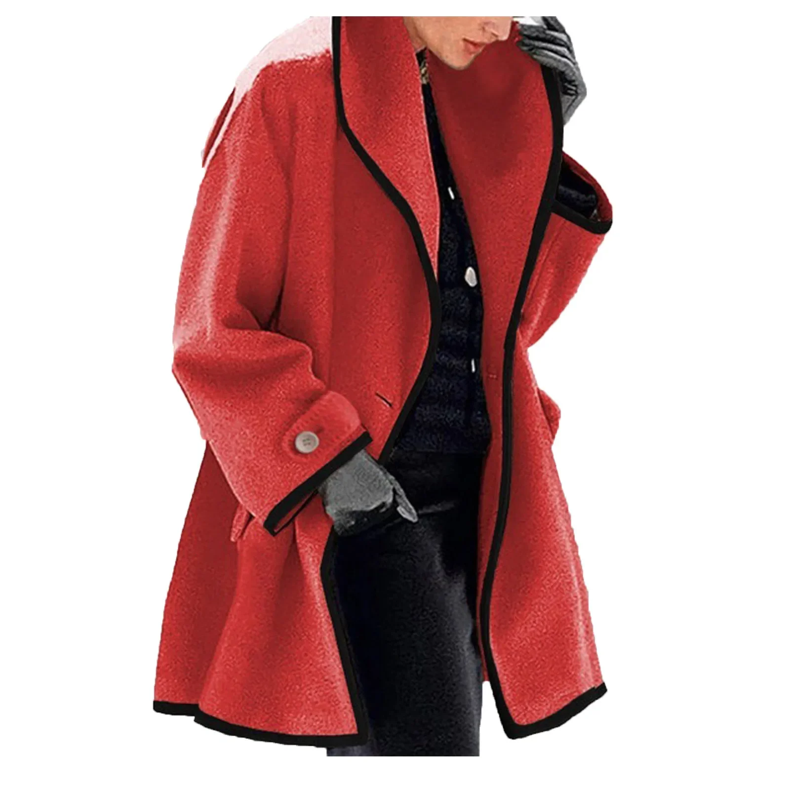 Piumino da donna 2020 inverno donna cappotto invernale in lana Trench da donna caldo sottile lungo soprabito Outwear